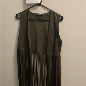 SUEDE fringed best forever 21